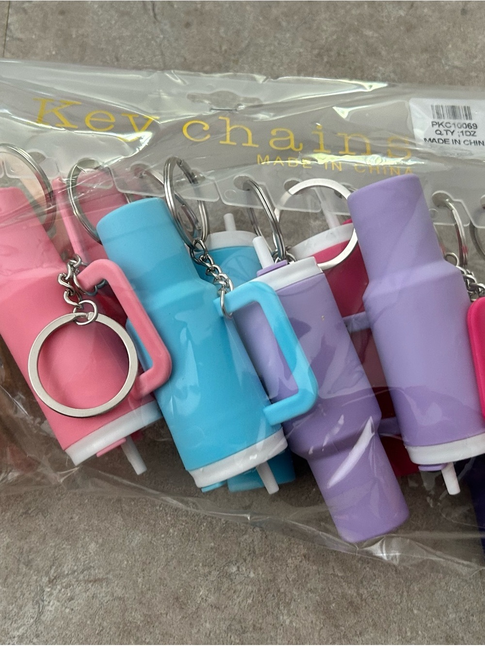 Stanley cups Colorful Tumbler Keychain Set - pf twelve NWT
